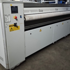 Mangano Lapauw monorullo da 500×3300 – Riscaldamento a gas, con olio diatermico e caldaia integrata.